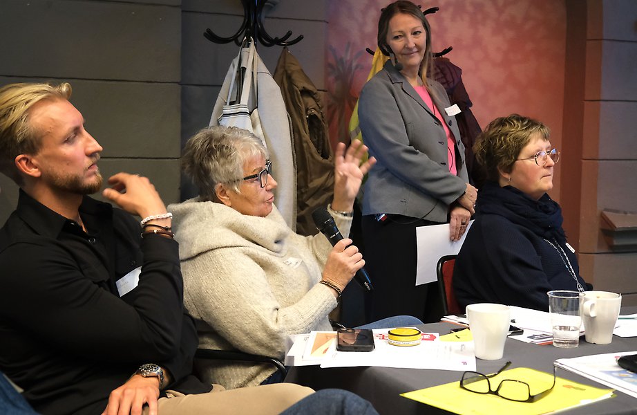 Kvinna på workshop