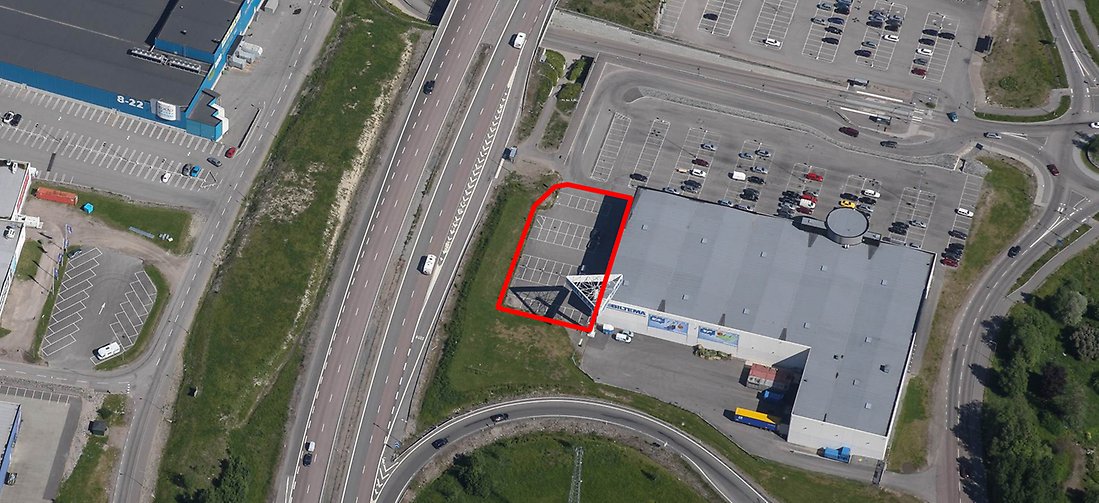 Pendlarparkering Birsta.