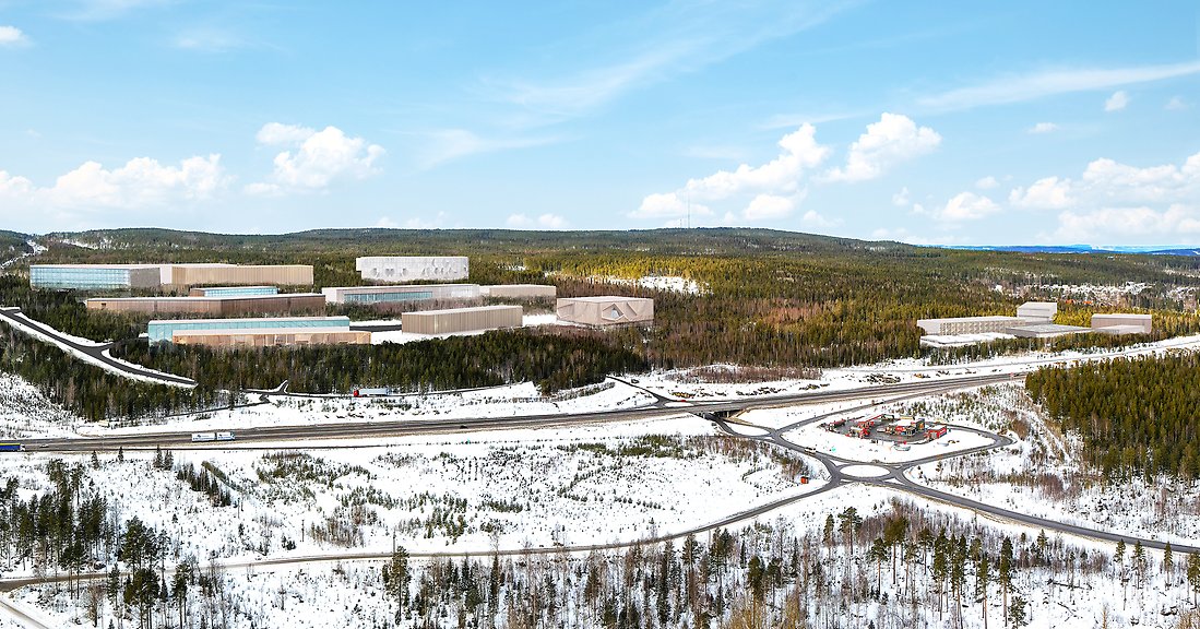 Drönarbild över övre Stockvik