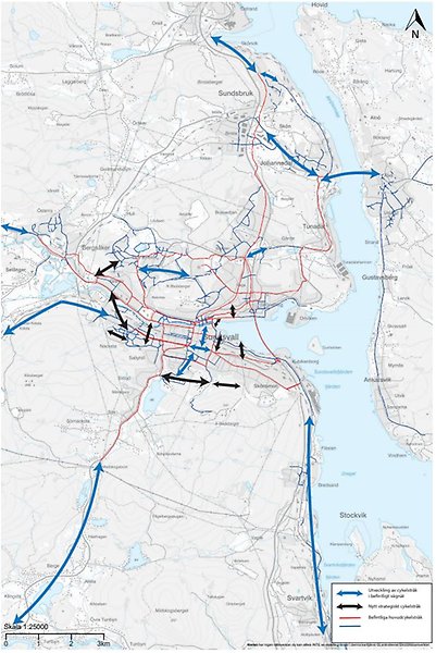 Behov av cykelstråk